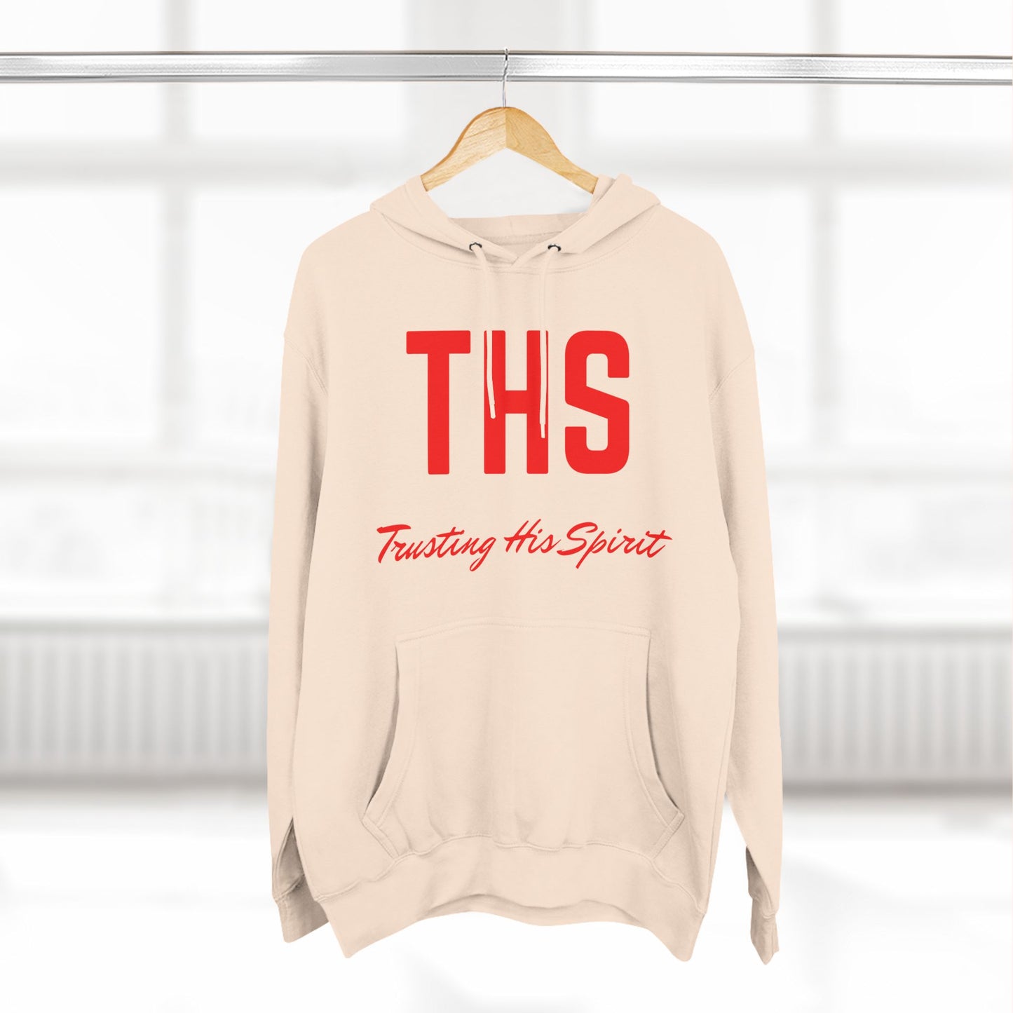 Adult THS Christian Red Letters Hoodie