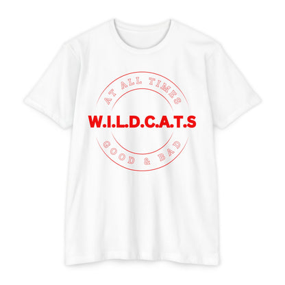 Wildcats Christian Red Letters & Picture