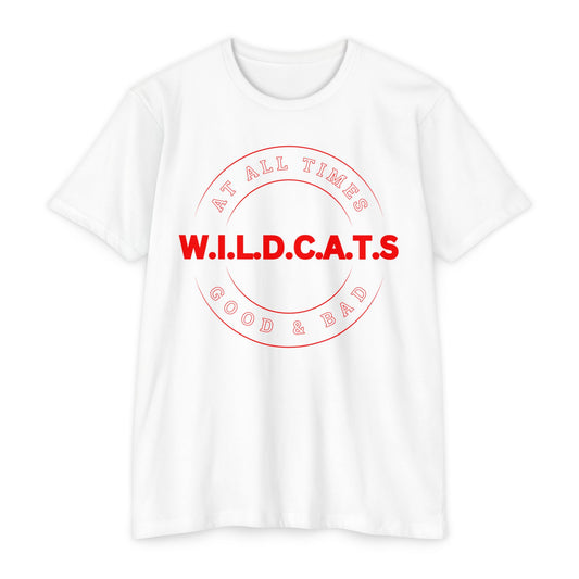 Wildcats Christian Red Letters & Picture