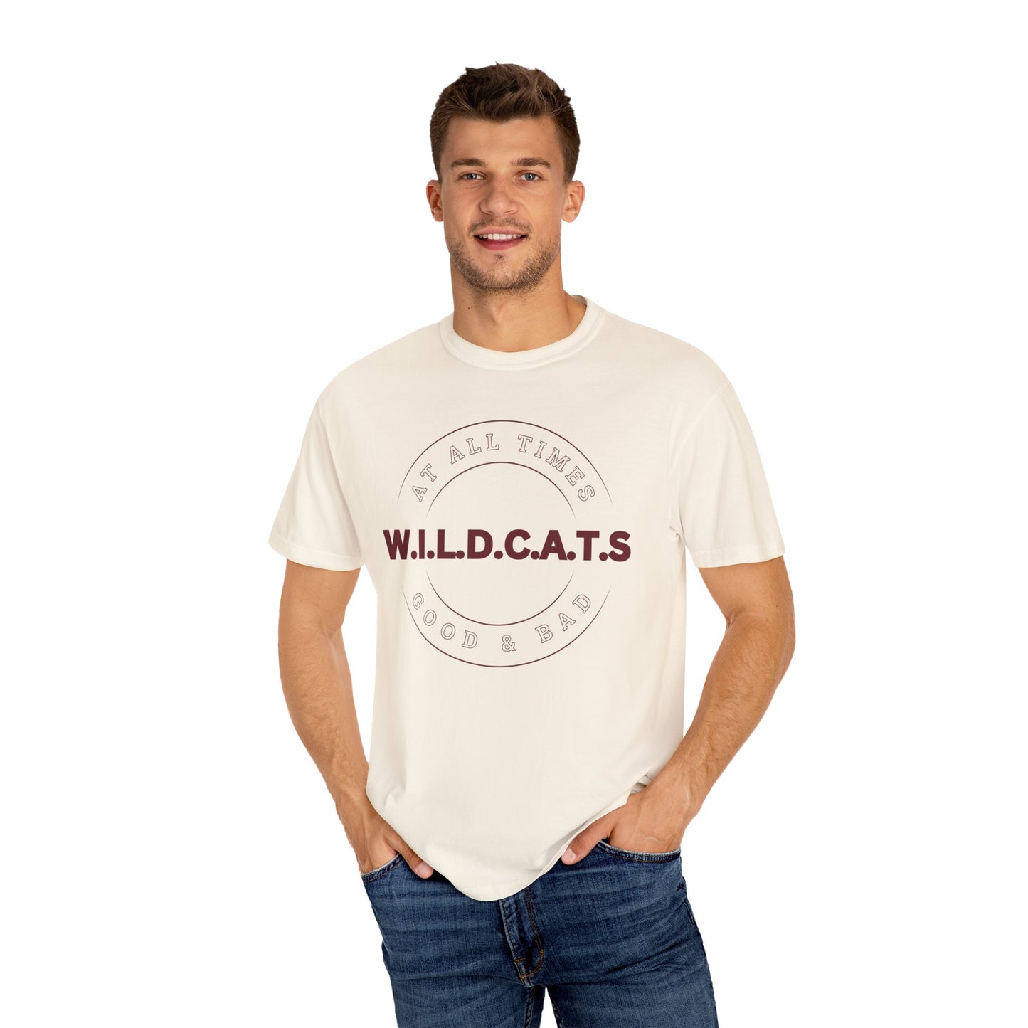 Wildcats Christian Marron Letters & Picture