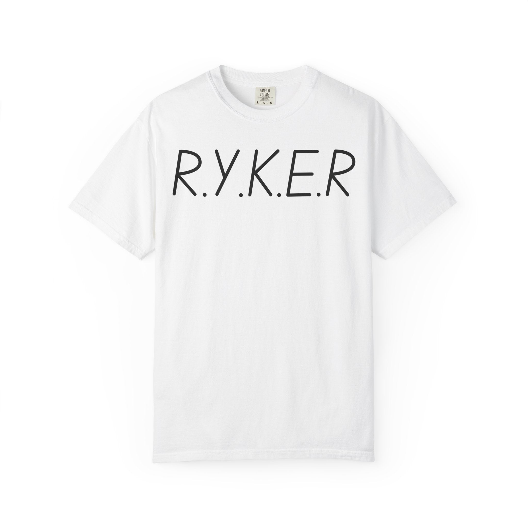 Adult RYKER Christian Black Letters Heavyweight – To Him Be...