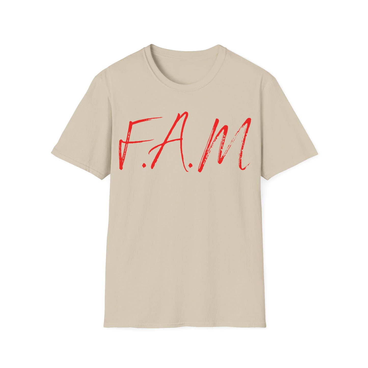 Fam Christian Red Letters & Image