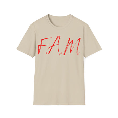 Fam Christian Red Letters & Image