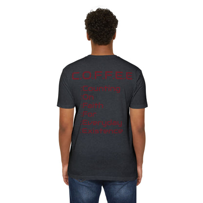 Adult Coffee Christian Marron Words Only Blended