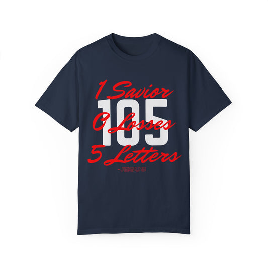 Copy of Adult 105 Christian Red and White Letters