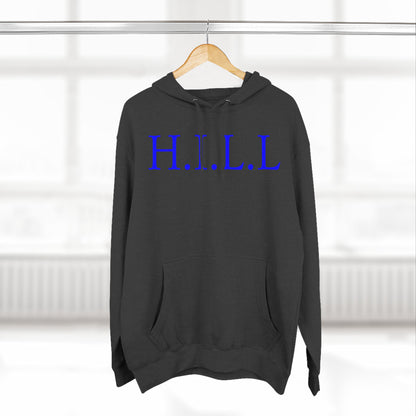 Hill Christian Blue Words Hoodie