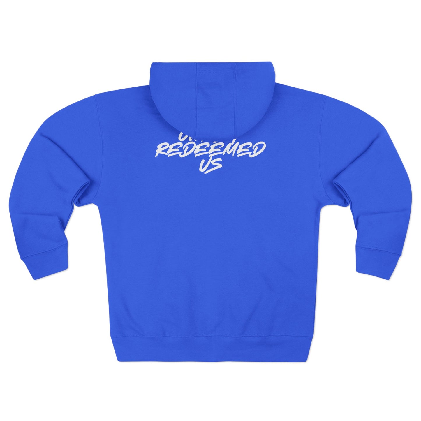 Adult Cru White Zipper Hoodie