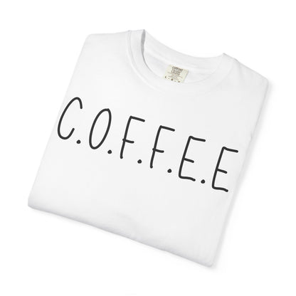 Adult Specialty Coffee Blue Words & Men Image Heavyweight