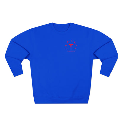 Jackson Red Cross & Letters Crewneck