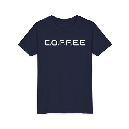 Youth Adult Coffee Christian White Letters & Image
