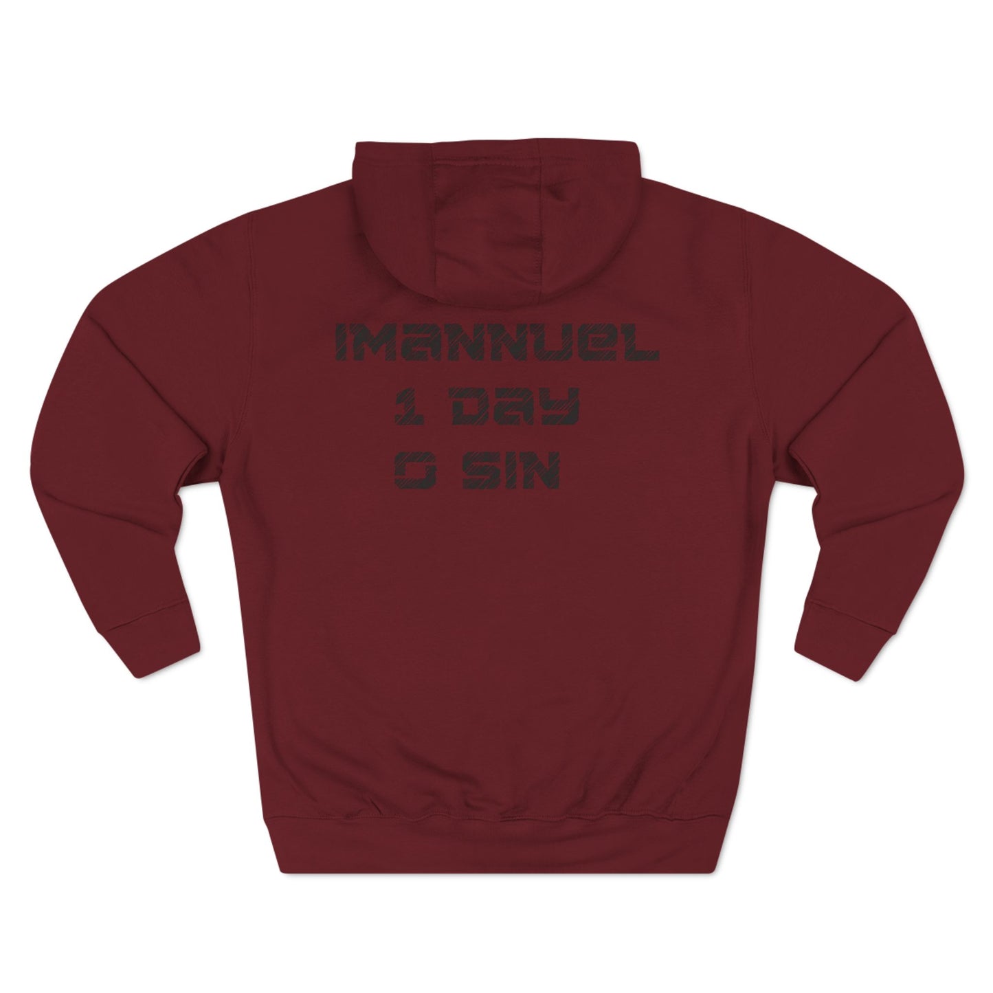 I-10 Christian Black Words Hoodie