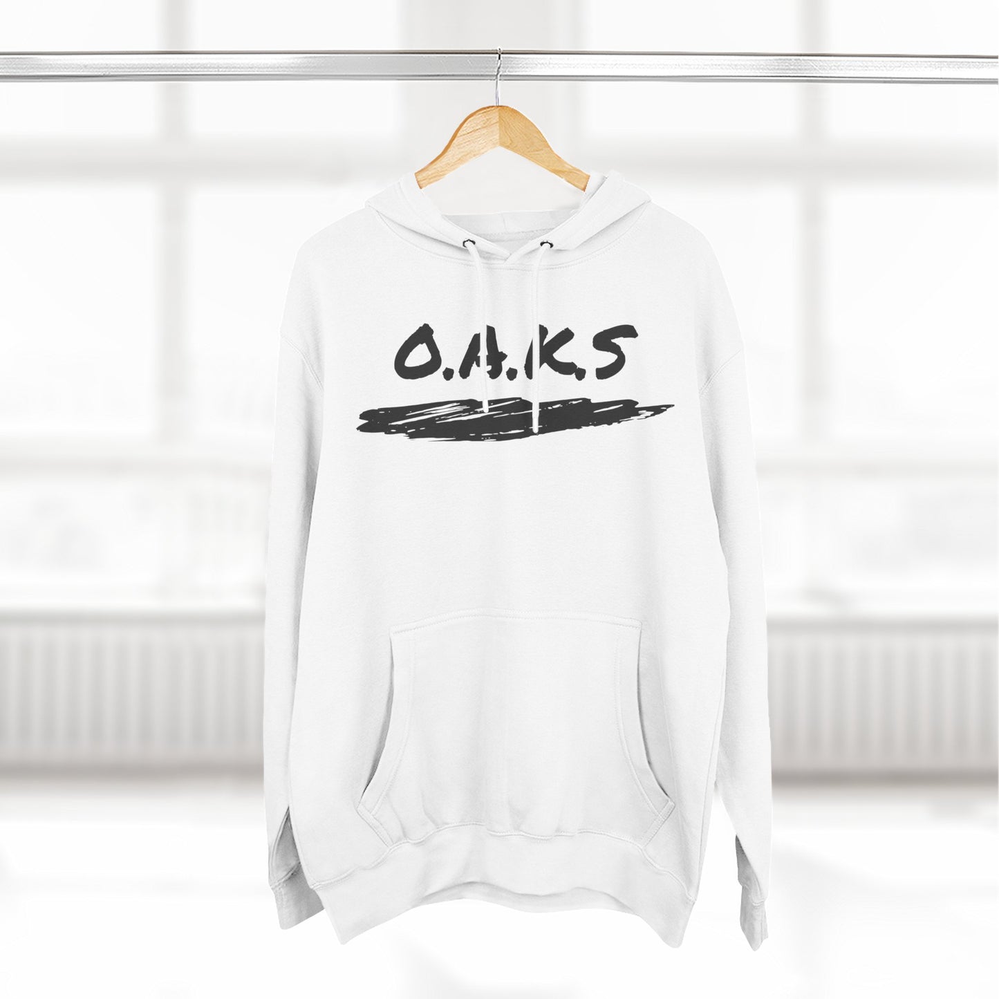 Adult Oaks Christian Black Pullover Hoodie