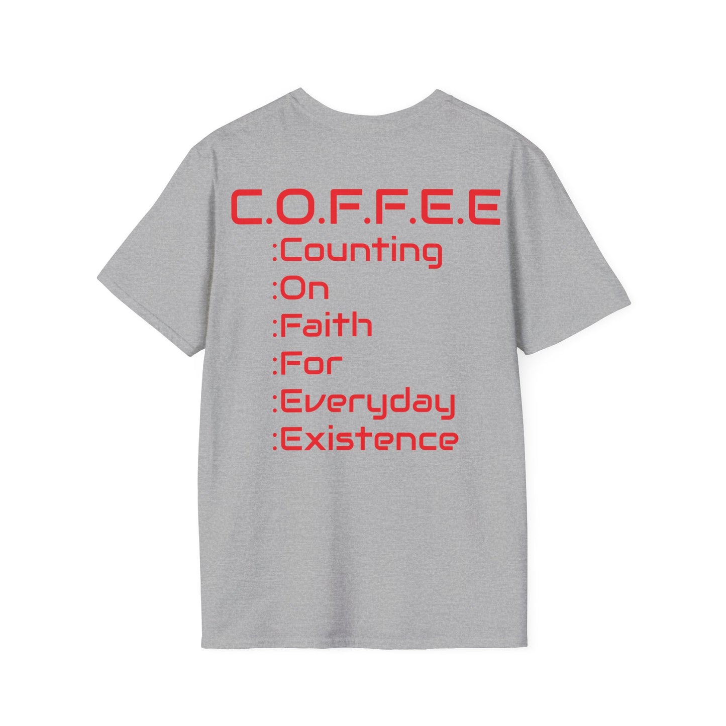 Adult Coffee Christian Red Words Only