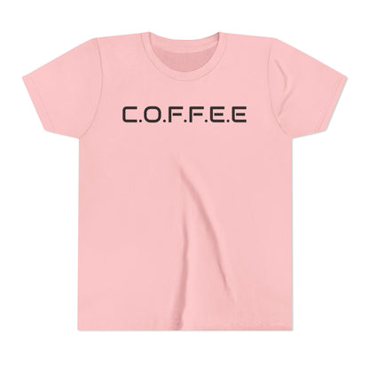 Youth Adult Coffee Christian Black Words Only