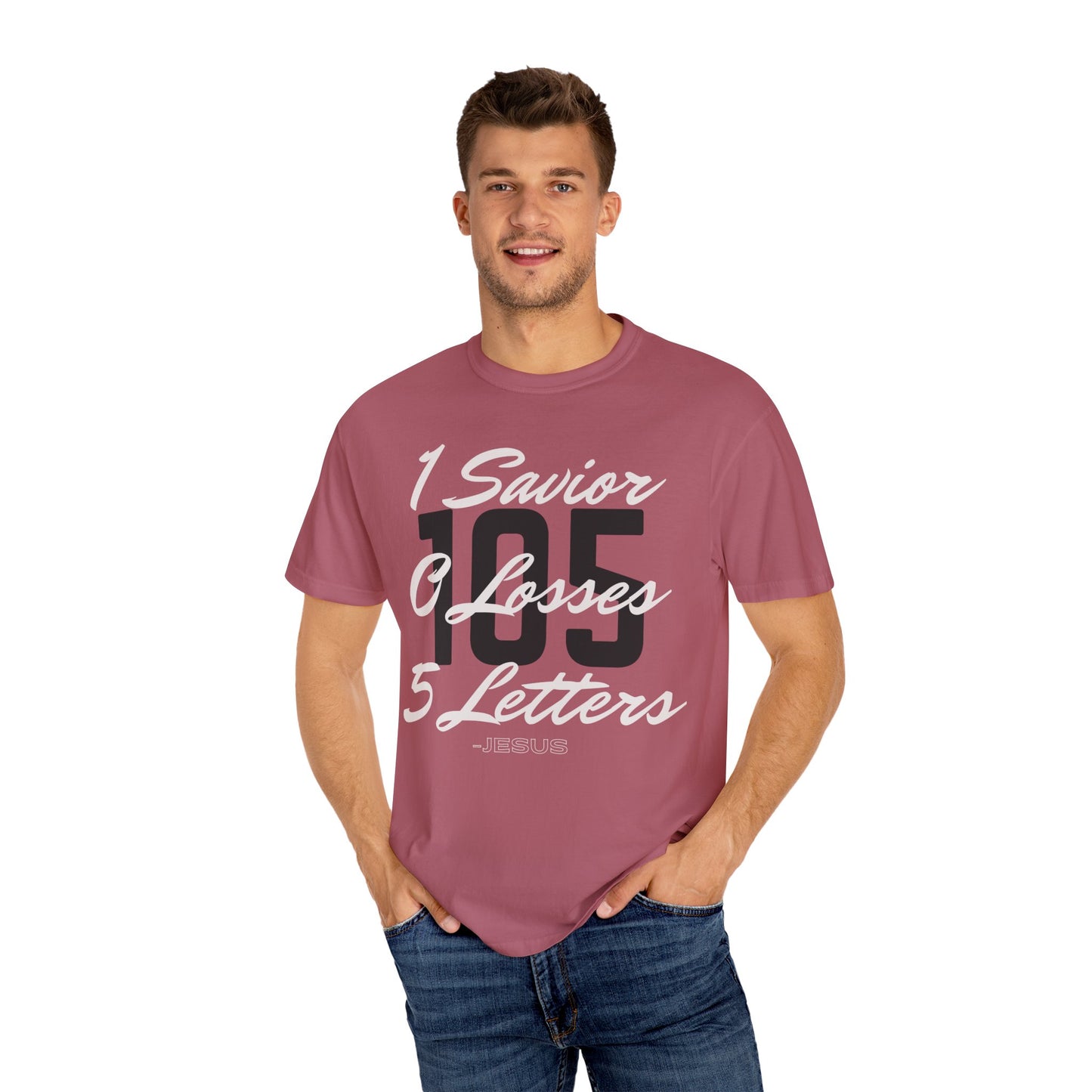 Adult 105 Christian White and Black Letters