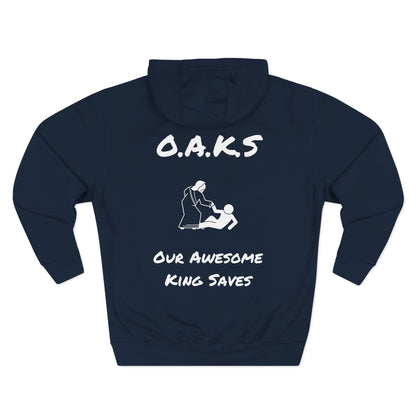 Adult Oaks Christian White Pullover Hoodie