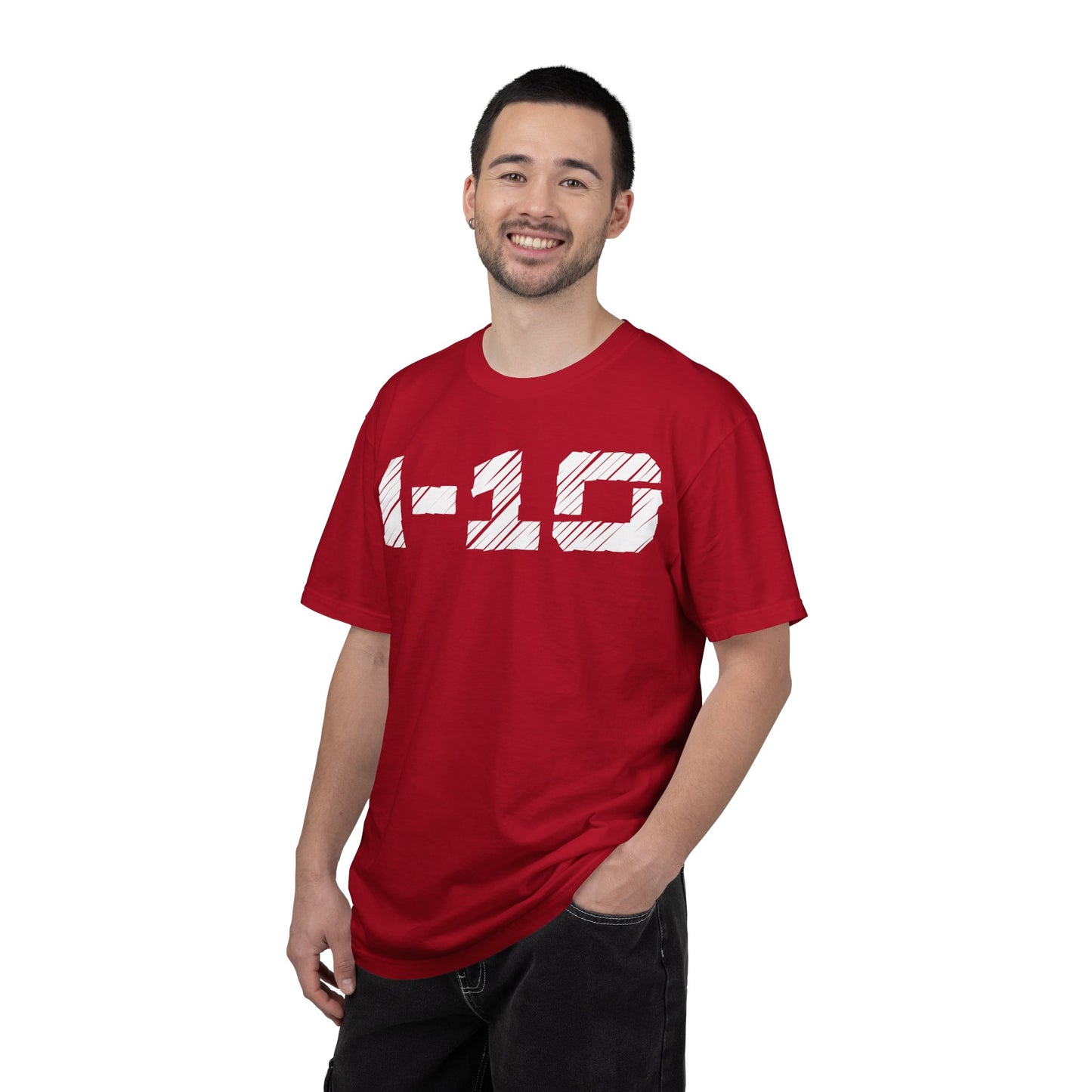 Adult I-10 Christian White Words Heavyweight