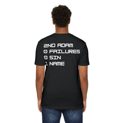 Adult 2001 Christian White Words Premium Tee