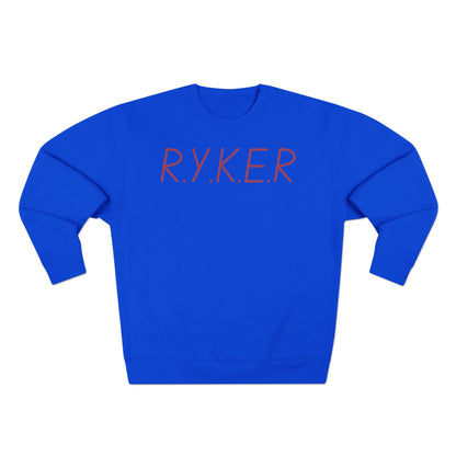 RYKER Christian Marron Letters Crewneck