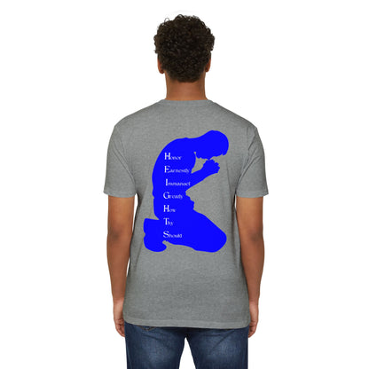 Heights Christian Blue Letters & Image Blended