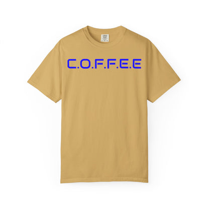Adult Coffee Christian Blue Words Only