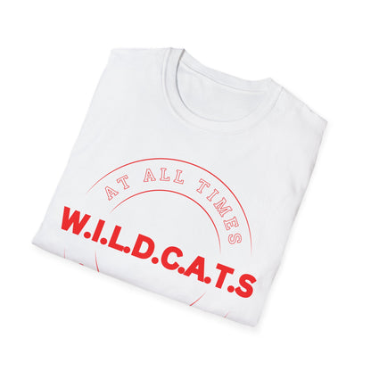 Wildcats Christian Red Letters & Picture