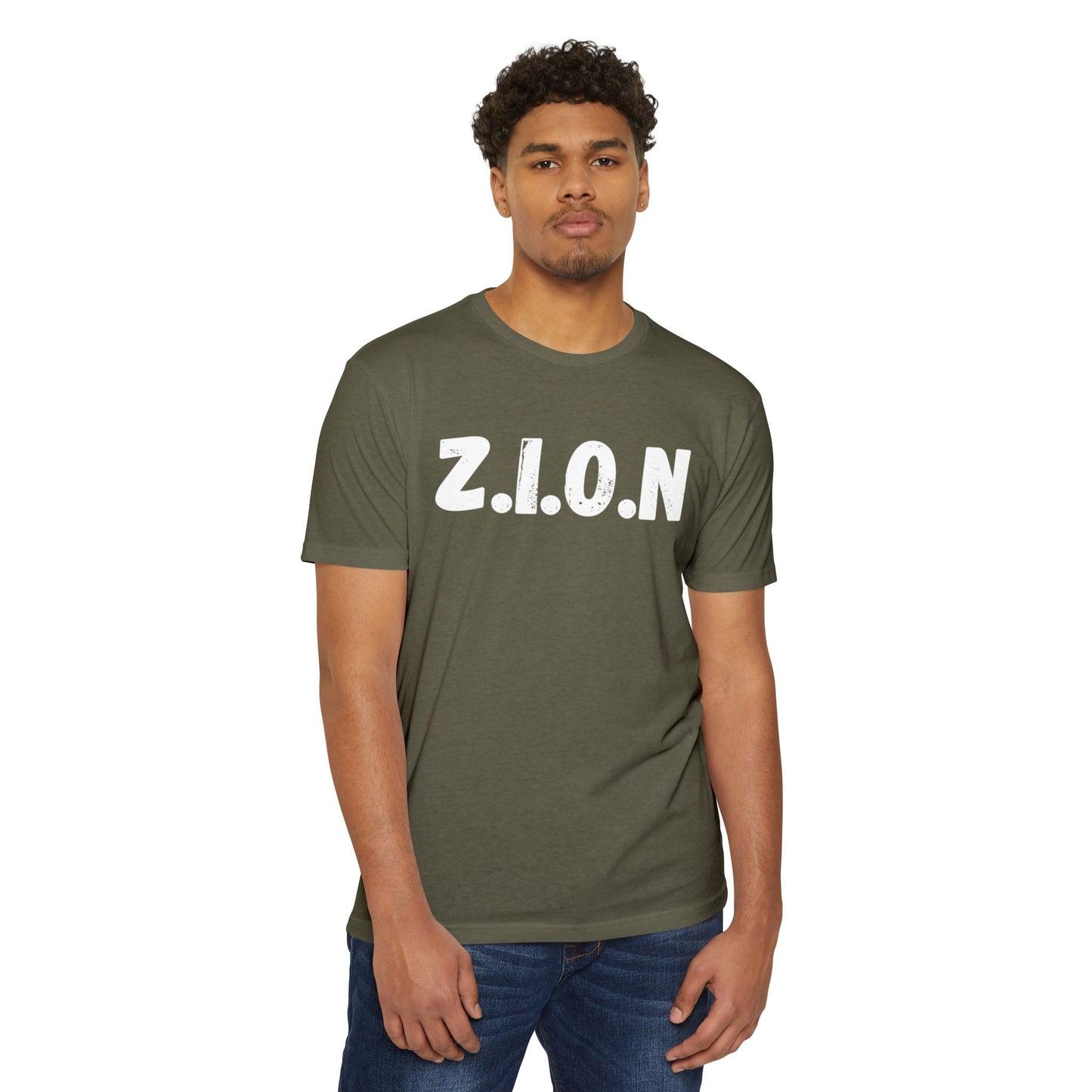 Adult Zion White Words & Image