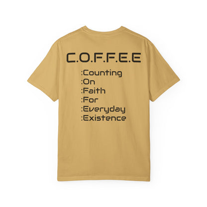 Adult Coffee Christian Black Words Only