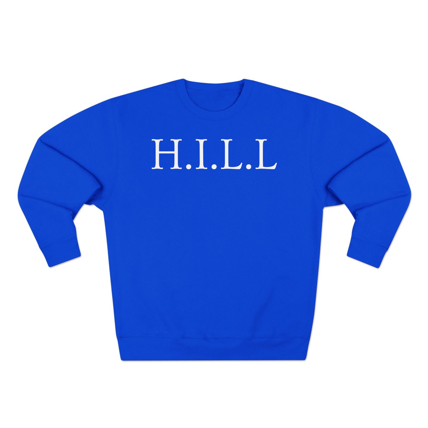 Adult Hill Christian White Words Crewneck