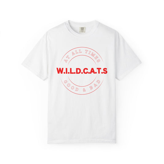 Wildcats Christian Red Letters & Picture