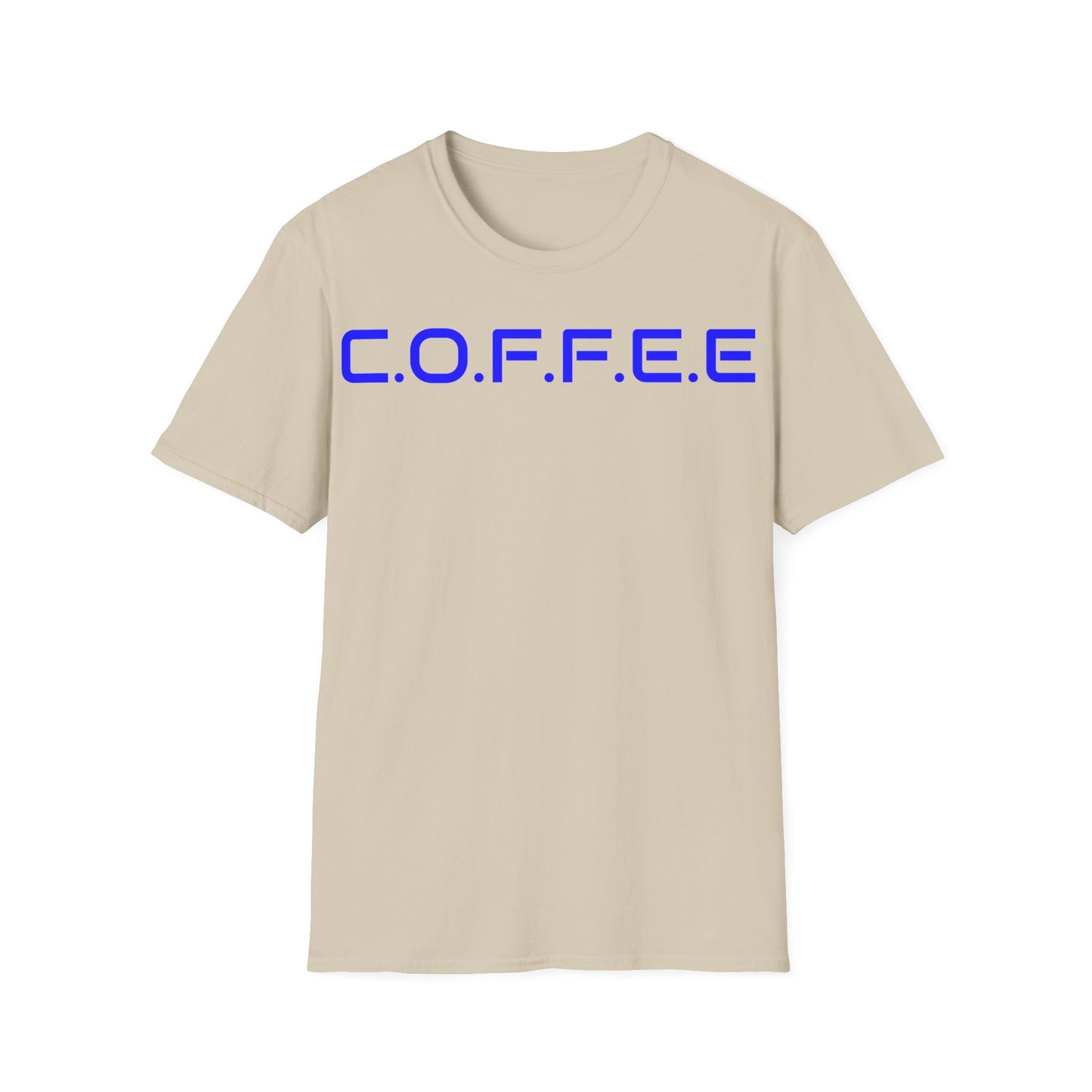 Adult Coffee Christian Blue Words Only