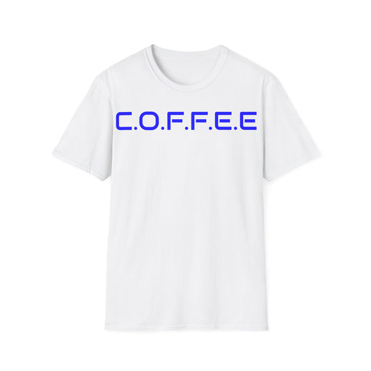 Adult Coffee Christian Blue Words Only