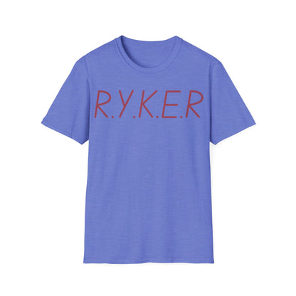 RYKER Christian Marron Letters
