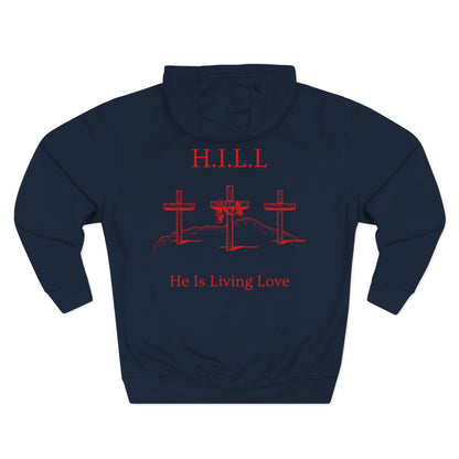 Hill Christian Red Words Hoodie