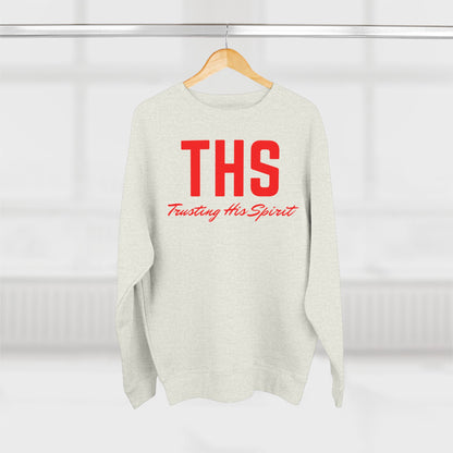 Adult THS Christian Red Letters Crewneck
