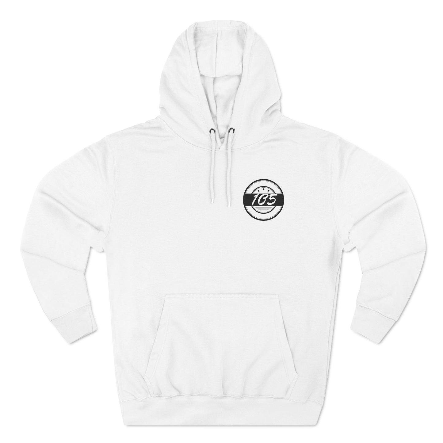 Adult 105 Christian Black and White Letters Hoodie