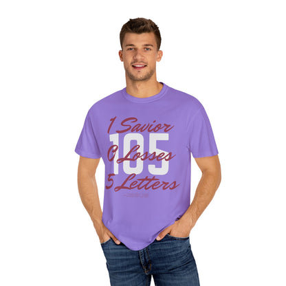 Adult 105 Christian Marron and White Letters