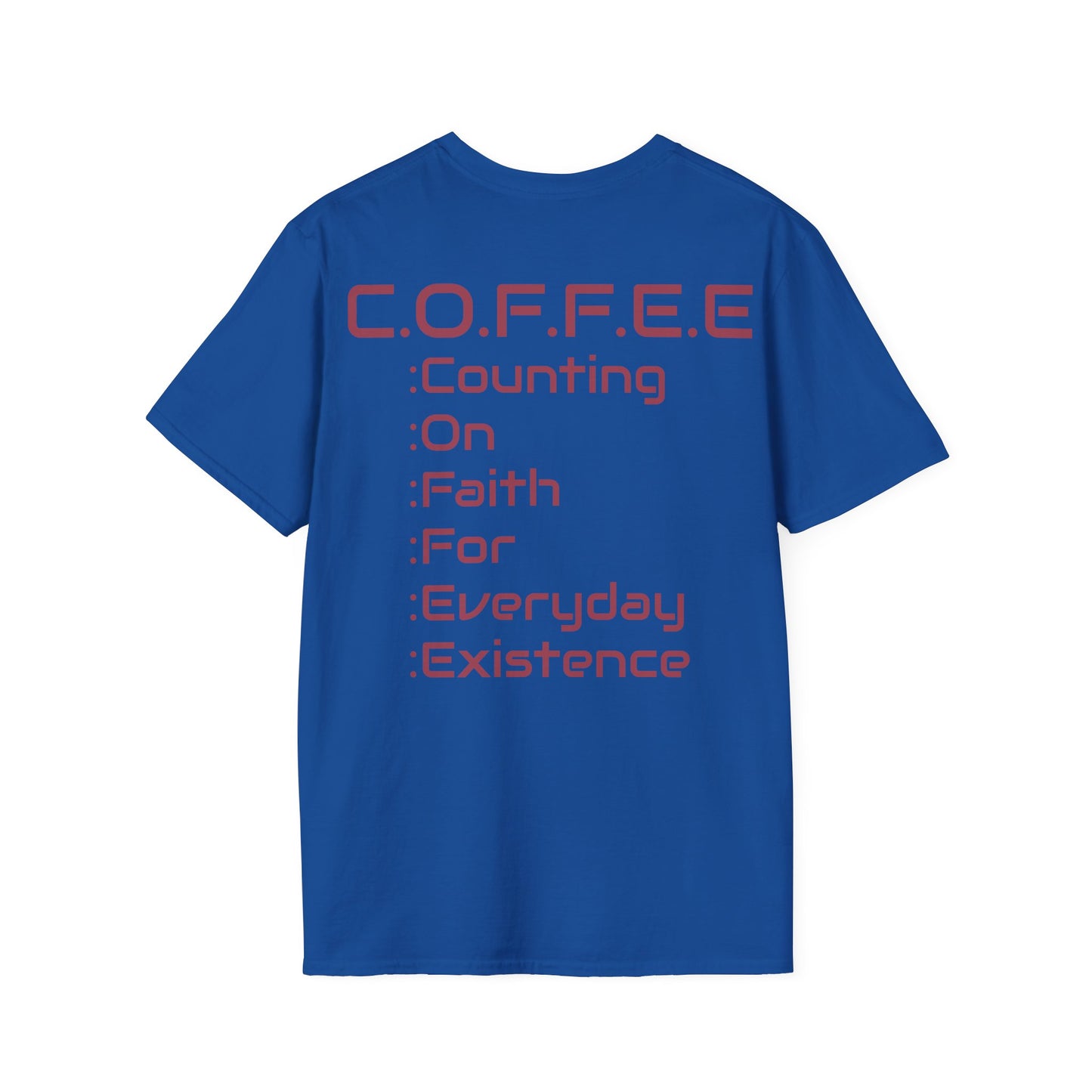 Adult Coffee Christian Marron Words Only