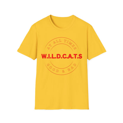 Wildcats Christian Red Letters & Picture