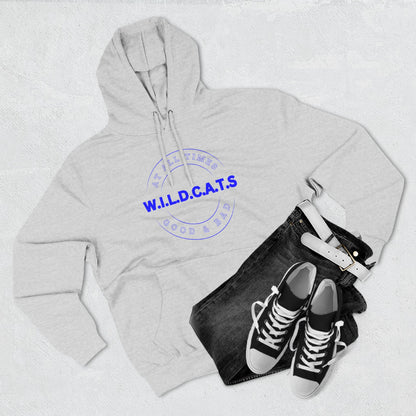 Wildcats Christian Blue Letters & Picture Hoodie