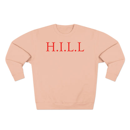 Hill Christian Red Words Crewneck