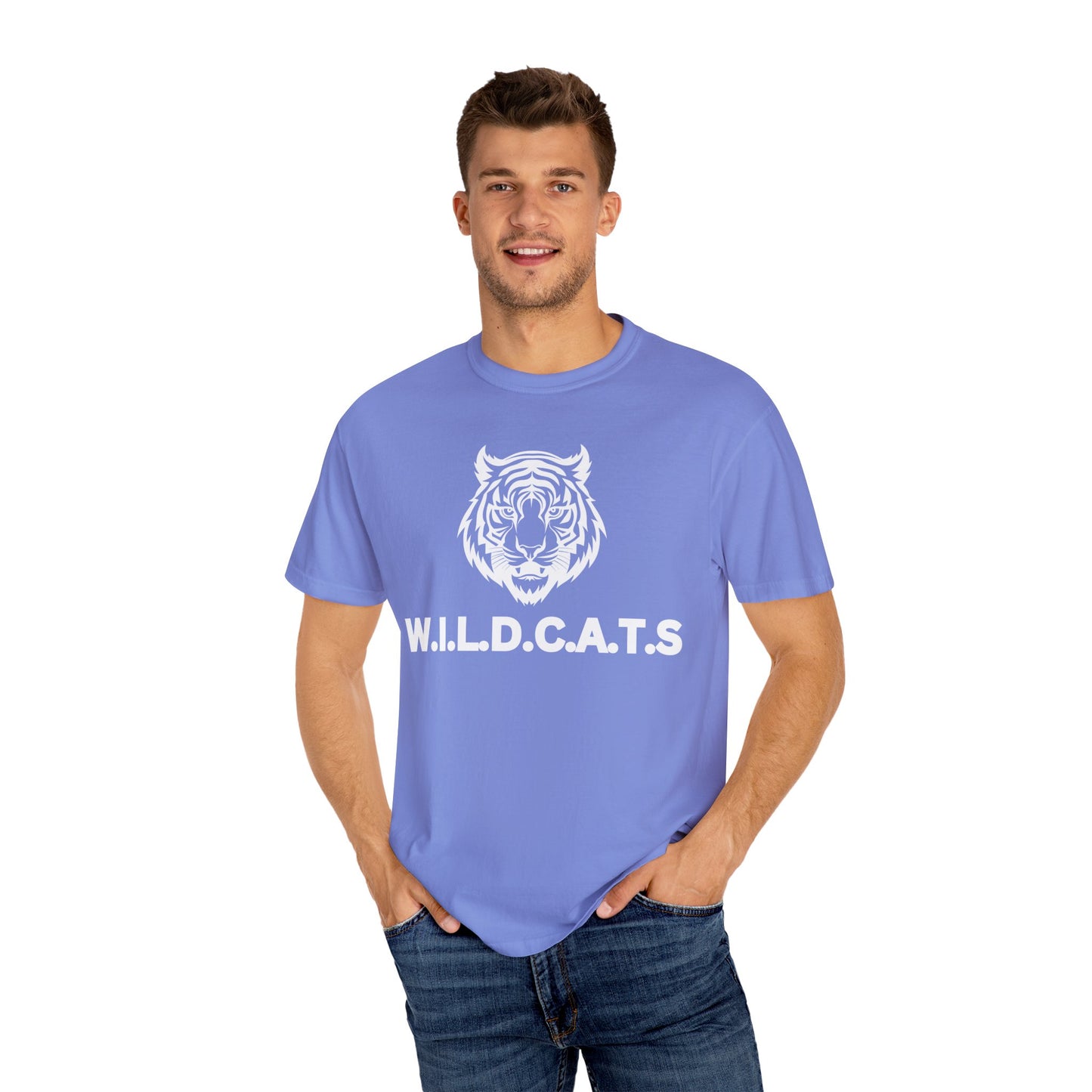 Wildcats Christian White Letters & Picture Specialty