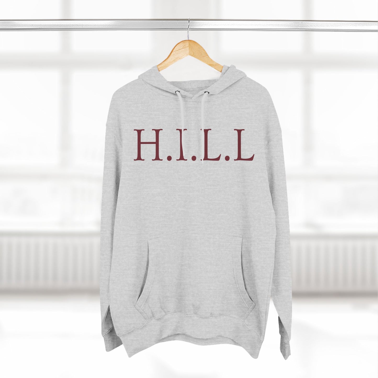 Hill Christian Marron Words Hoodie