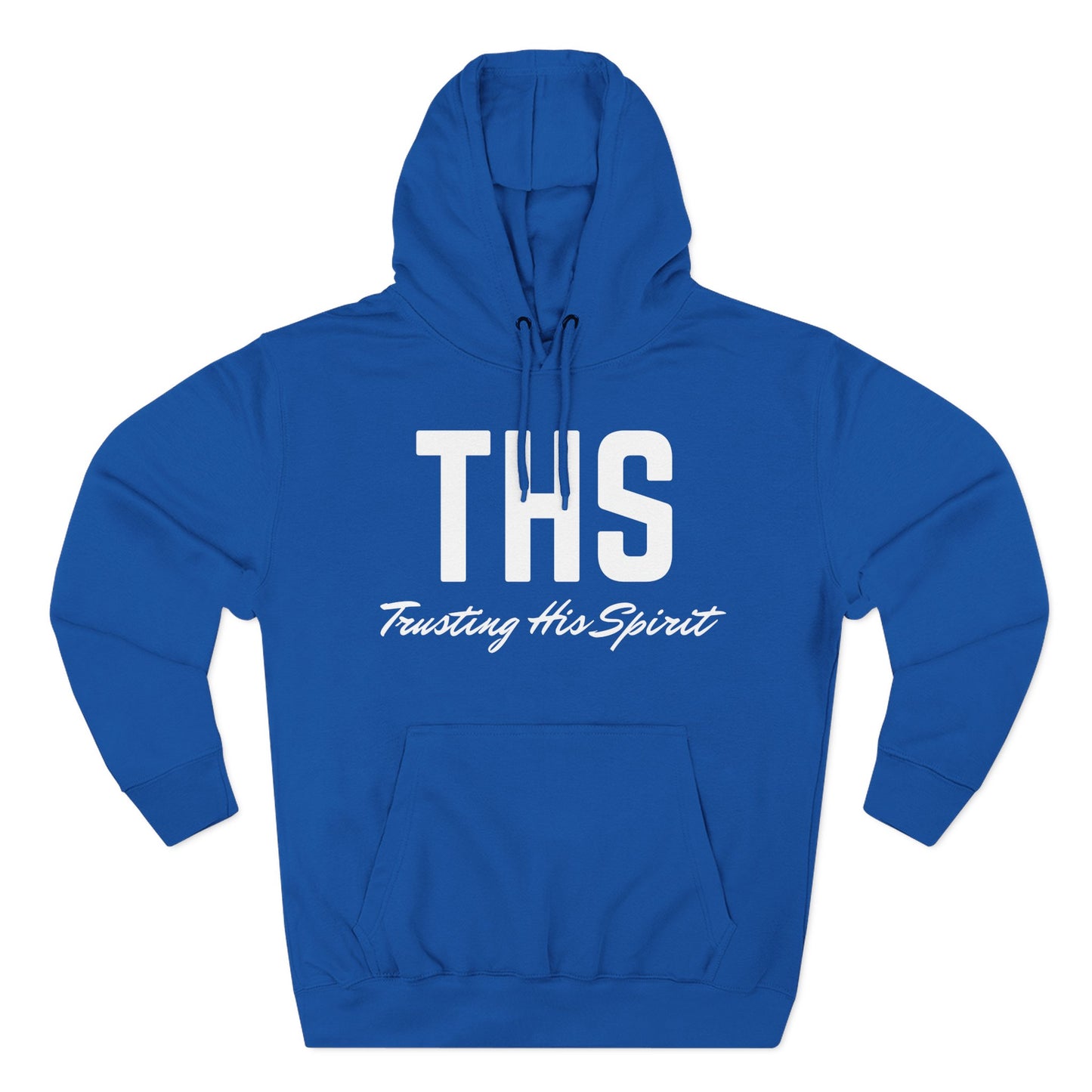 Adult THS Christian White Letters Hoodie