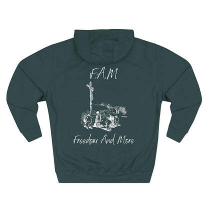 Fam Hoodie White Words