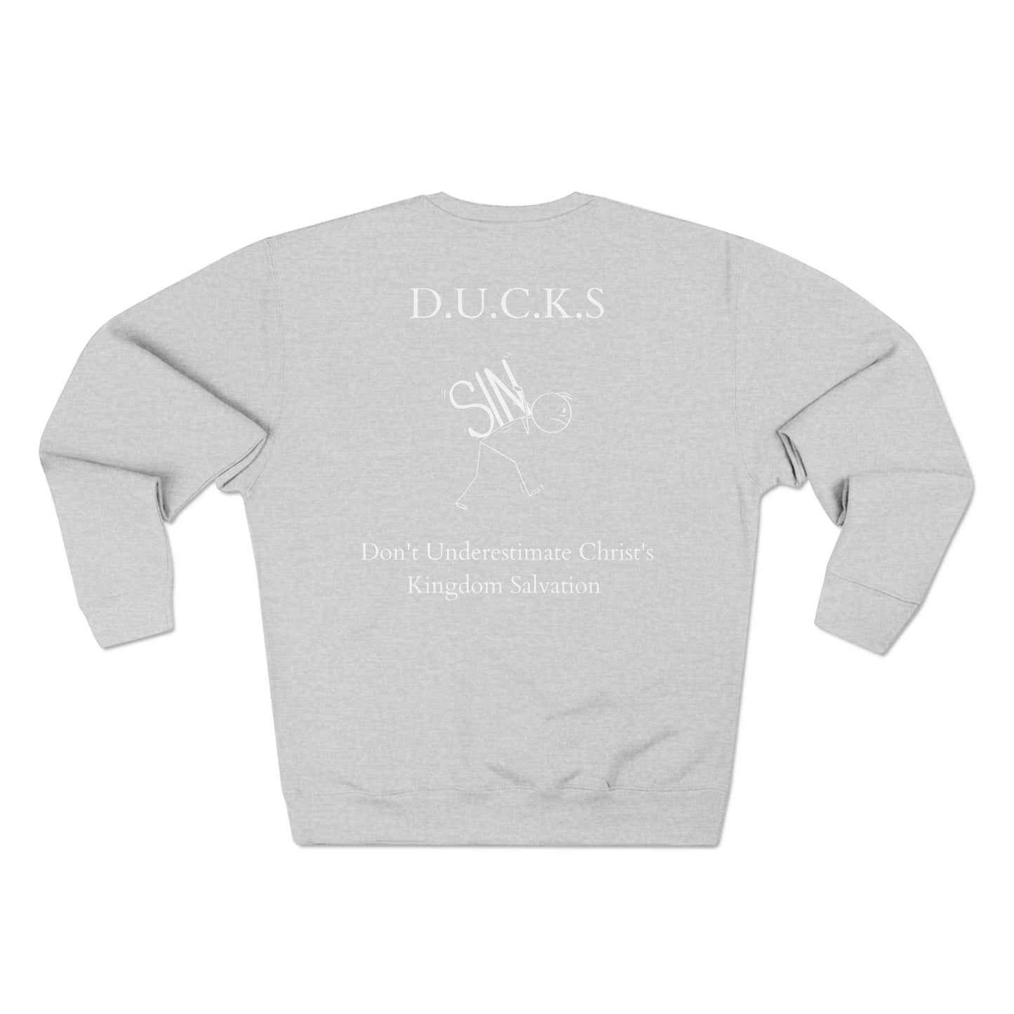 Adult DUCKS Christian White Crewneck