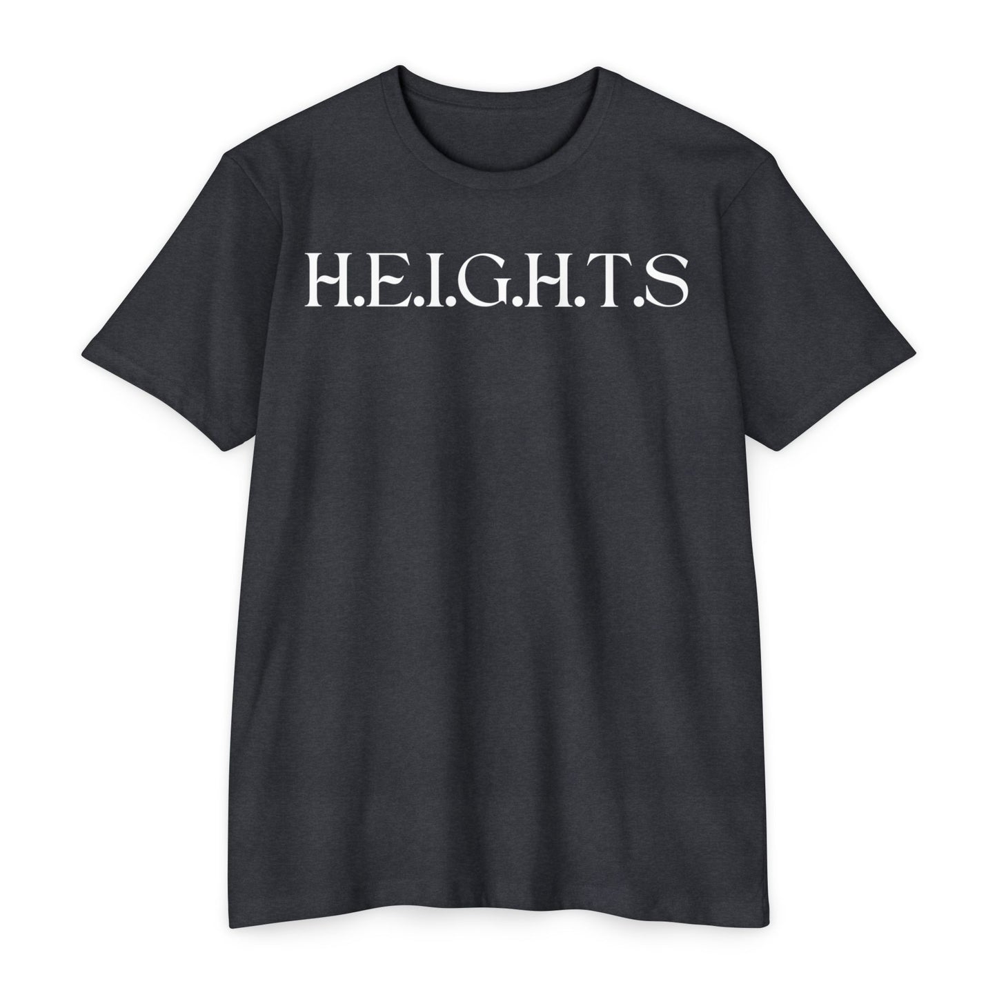 Adult Heights Christian Black Letters & Image Specialty Premium tee