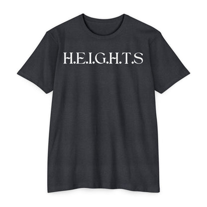 Adult Heights Christian Black Letters & Image Specialty Premium tee