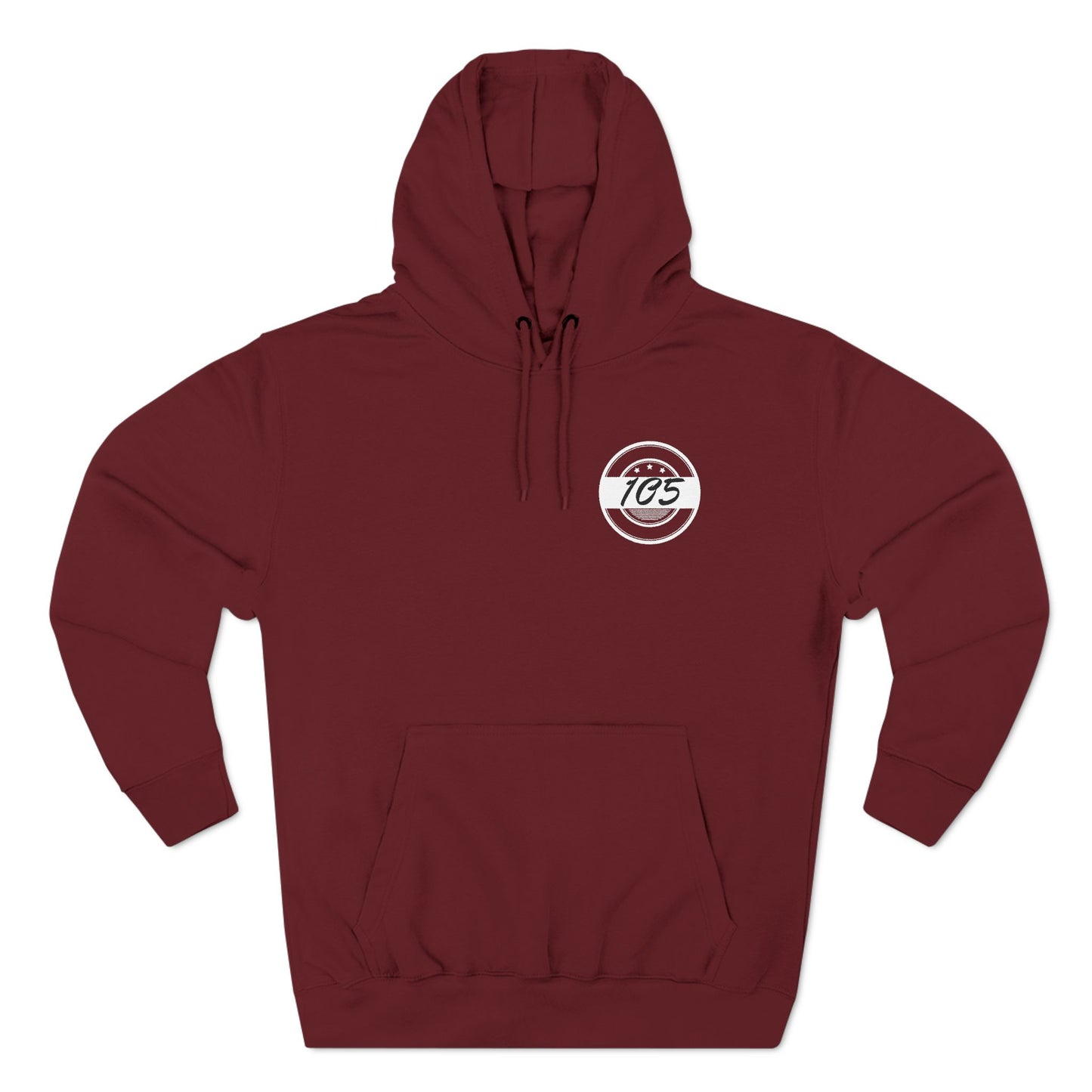 Adult 105 Christian White and Black Letters Hoodie