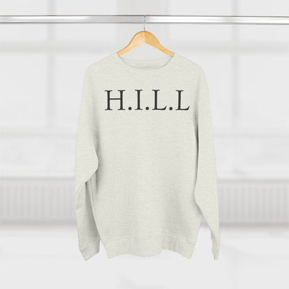 Hill Christian Black Words Crewneck